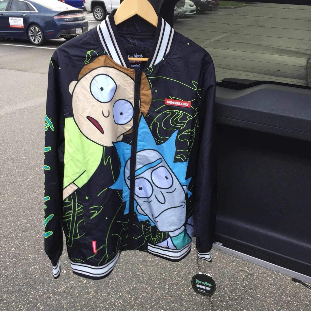 Rick & Morty X Members Only Bomber Jacket